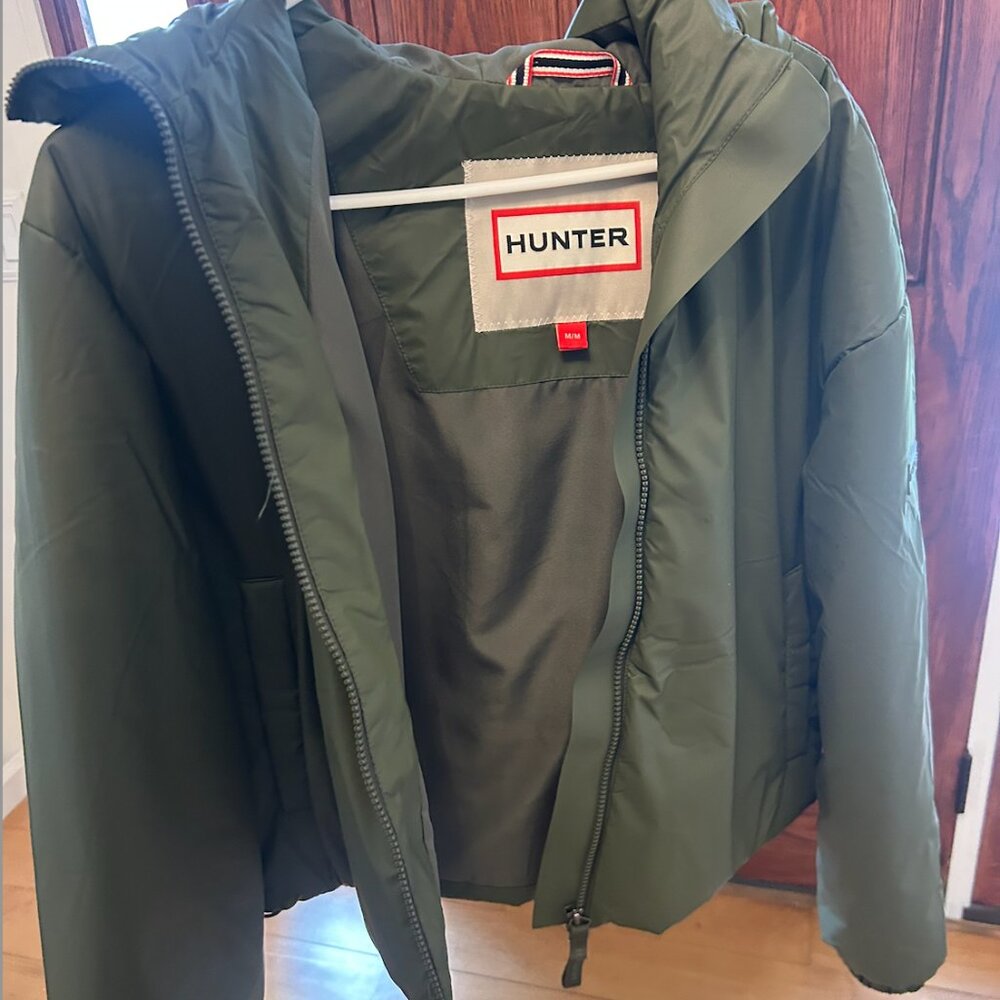 Hunter Leah Rain Jacket - Size M - Green